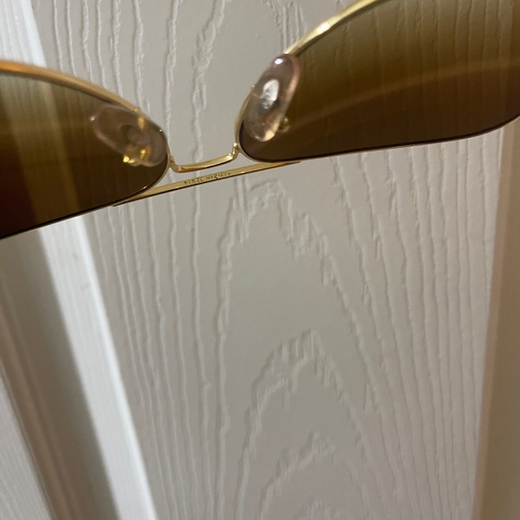 Ray Ban gold  large aviator lens sunglasses unisex - Picture 8 of 8